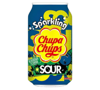 Chupa Chups Sparkling SOUR Blueberry – 345 ml