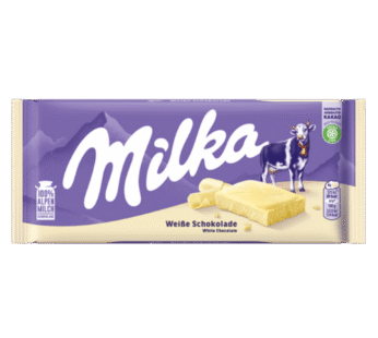 Milka White Chocolate – 100 g