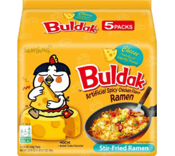 MULTIPACK – Samyang Buldak Cheese Chicken Spicy – 5×140 g