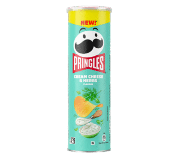 Pringles Cream & Cheese & Herbs – 165 g