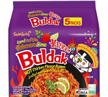 MULTIPACK – Samyang Buldak Habanero Lime Chicken Flavor – 5×140 g