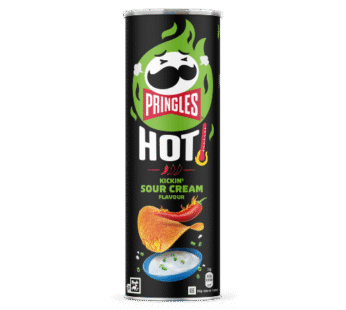 Pringles Hot Kickin’ Sour Cream – 160 g