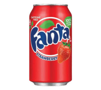 Fanta s příchutí jahody – 355 ml