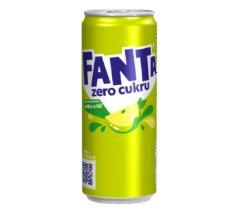 Fanta zero s příchutí jablko liči – 330 ml
