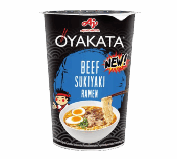 Oyakata Instant Noodles Japanese Sukiyaki Beef Ramen – 63 g