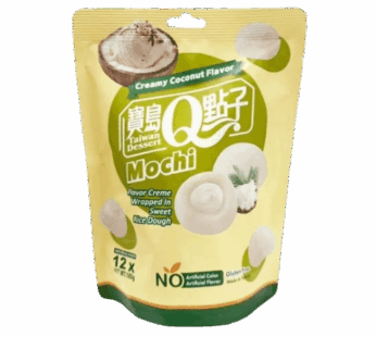 Q Brand Cream Coconut Mochi – 180 g