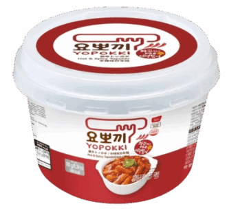 NOTTACIA Yopokki Hot & Spicy Topokki Rice Cake Togo – 180 g