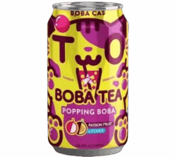 Boba Cat Boba Tea Passion Fruit Lychee – 315 ml
