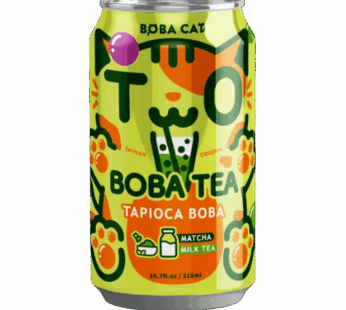 Boba Cat Milk Matcha Tapioca Bubble Tea – 315 ml