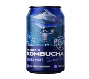 PRAGER’S Kombucha Yerba Maté – 330 ml